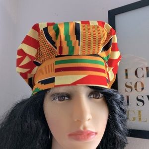 African Print Scrub Cap